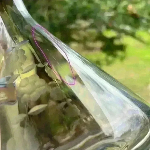 Colony Romania Floral Etched Crystal Glass Decanter 13” - Picture 10 of 10